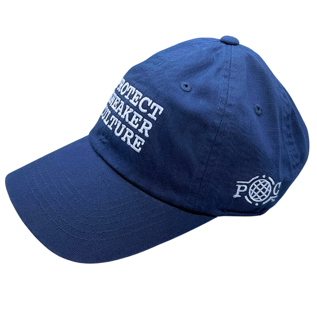 'Protect Sneaker Culture' Dad Hat Navy