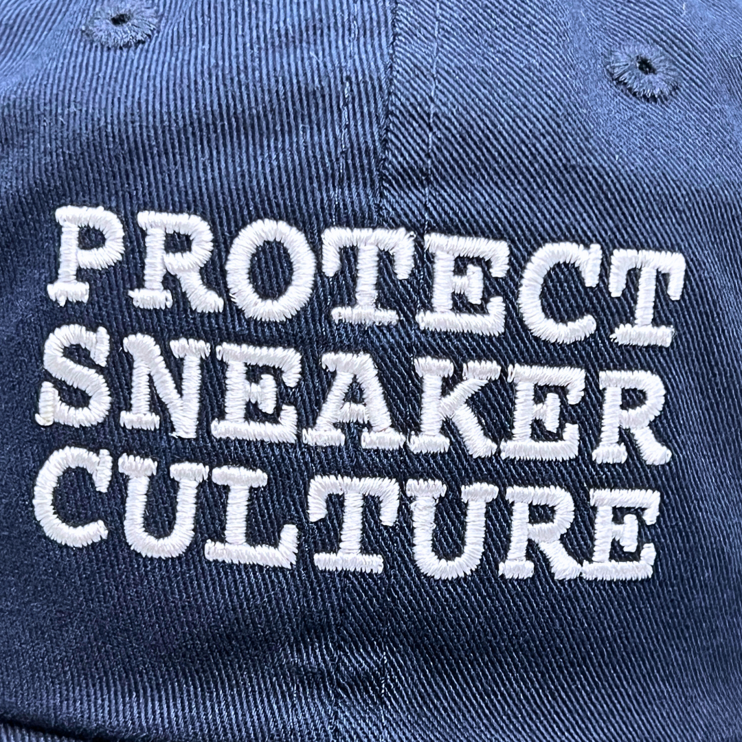 'Protect Sneaker Culture' Dad Hat Navy