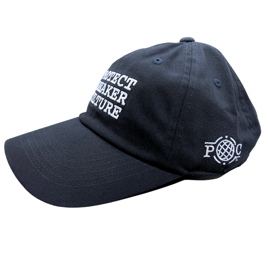 'Protect Sneaker Culture' Dad Hat Black