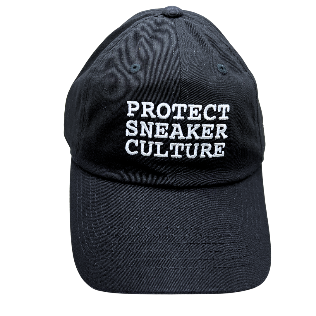 'Protect Sneaker Culture' Dad Hat Black