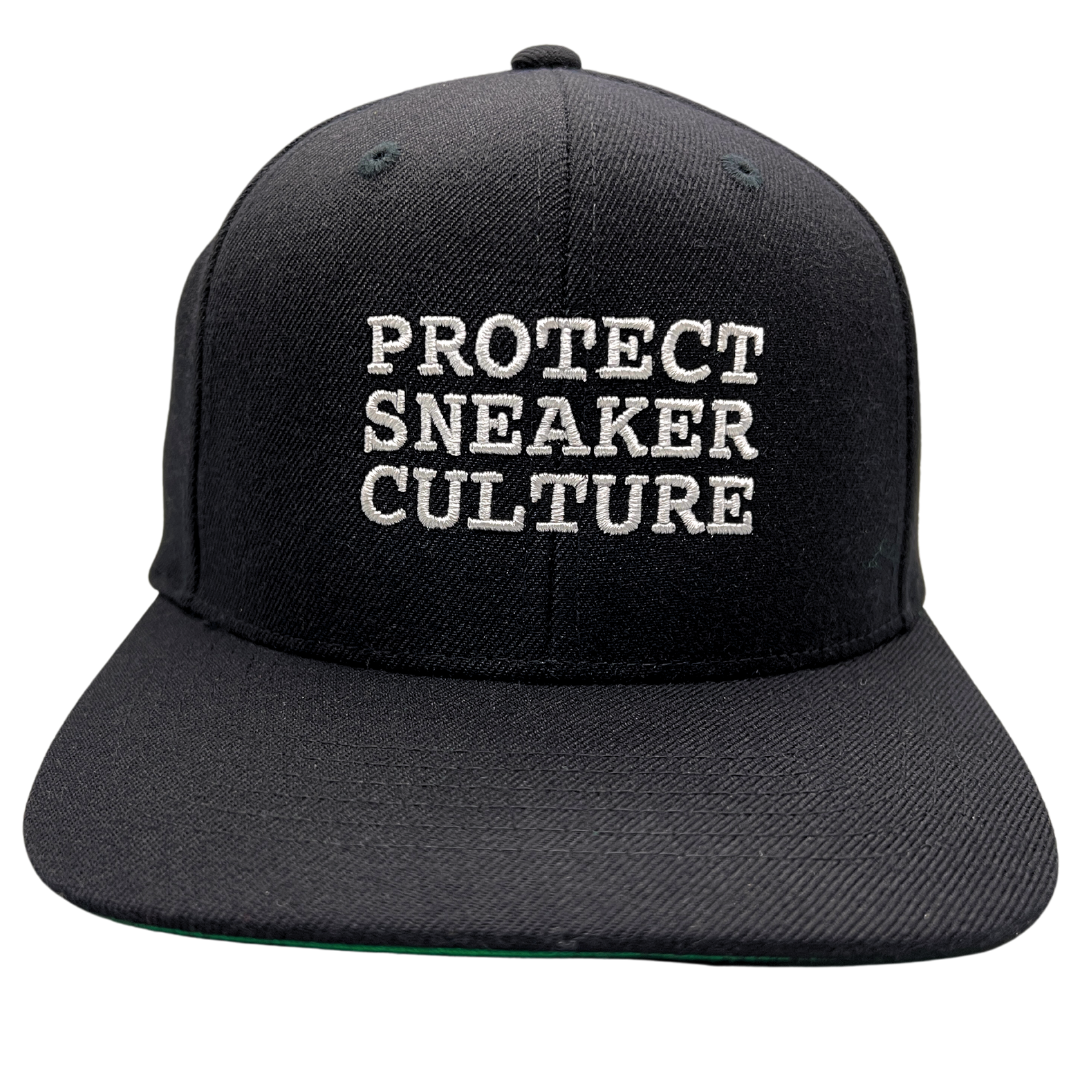 'Protect Sneaker Culture' Snapback Black