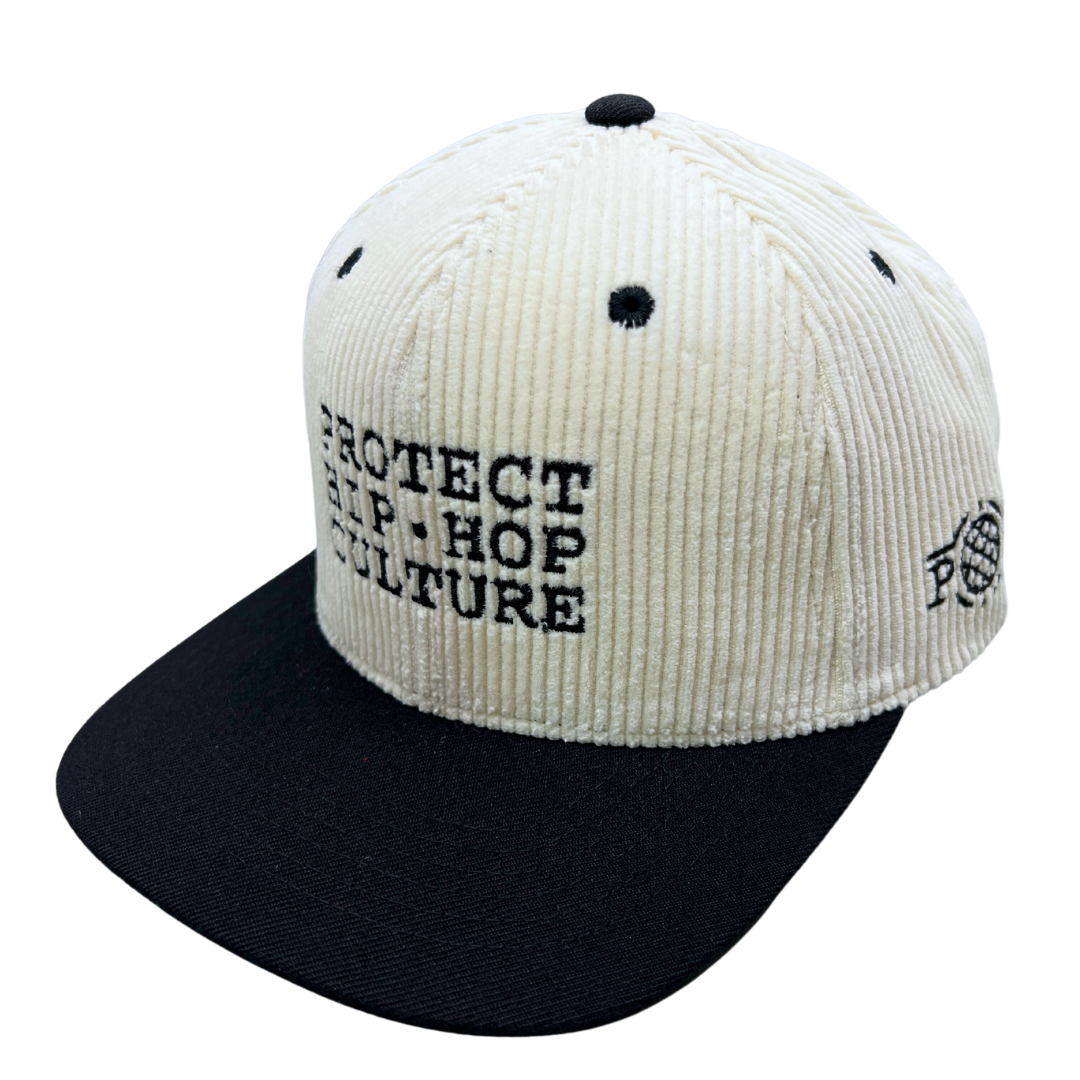 'Protect Hip Hop Culture' Snapback White & Black 2-Tone (50th Anniversary)