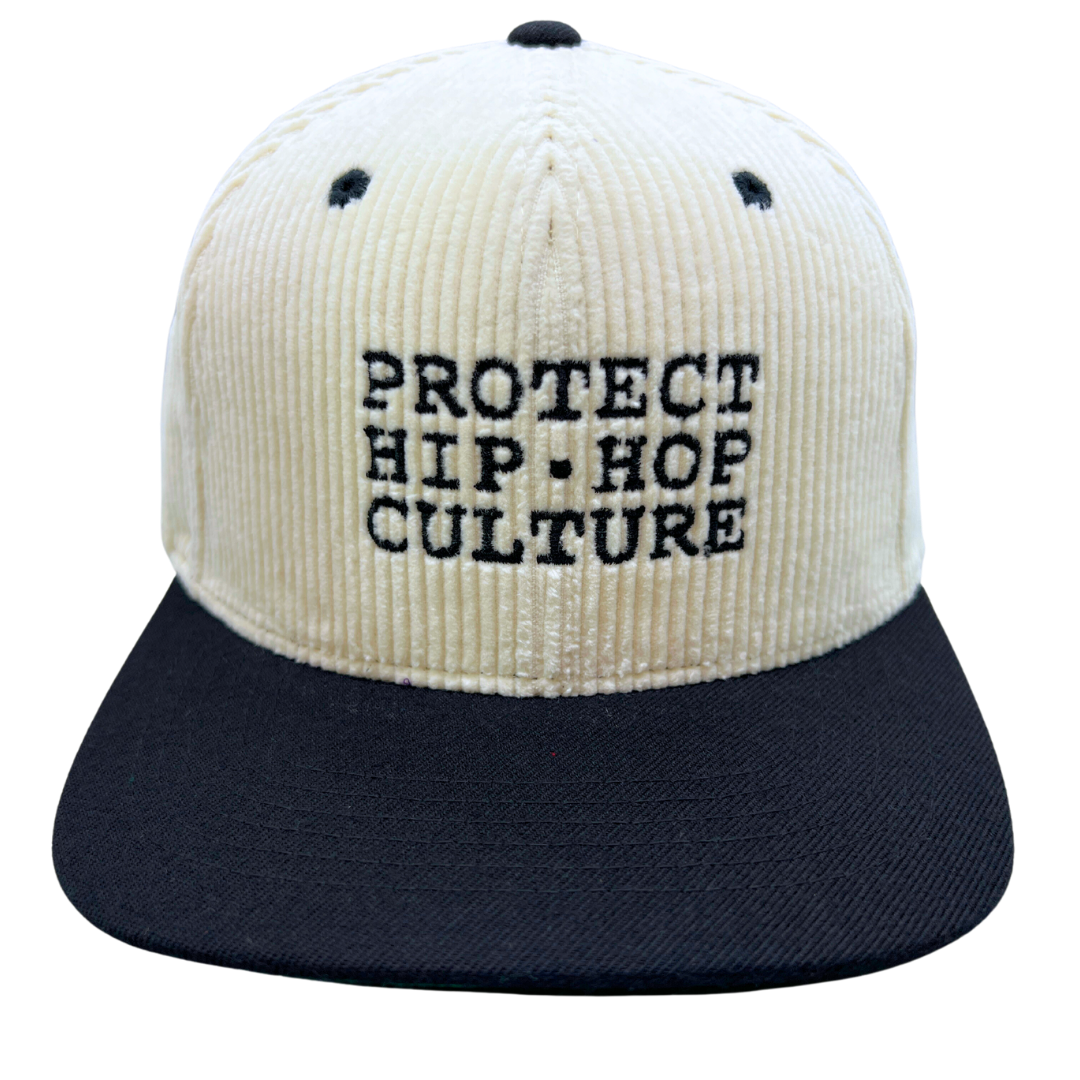 'Protect Hip Hop Culture' Snapback White & Black 2-Tone (50th Anniversary)