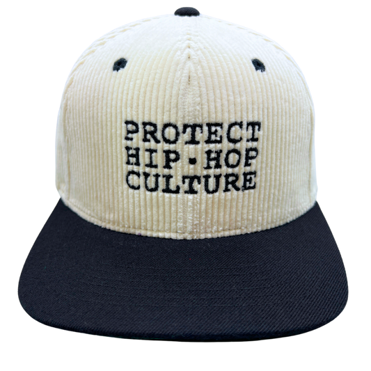 'Protect Hip Hop Culture' Snapback White & Black 2-Tone (50th Anniversary)