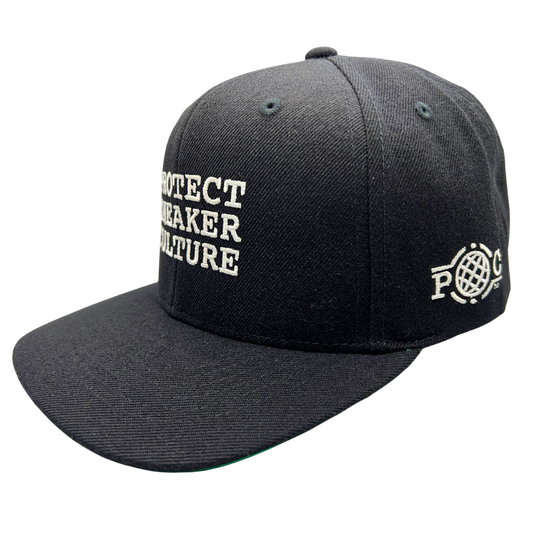 'Protect Sneaker Culture' Snapback Black