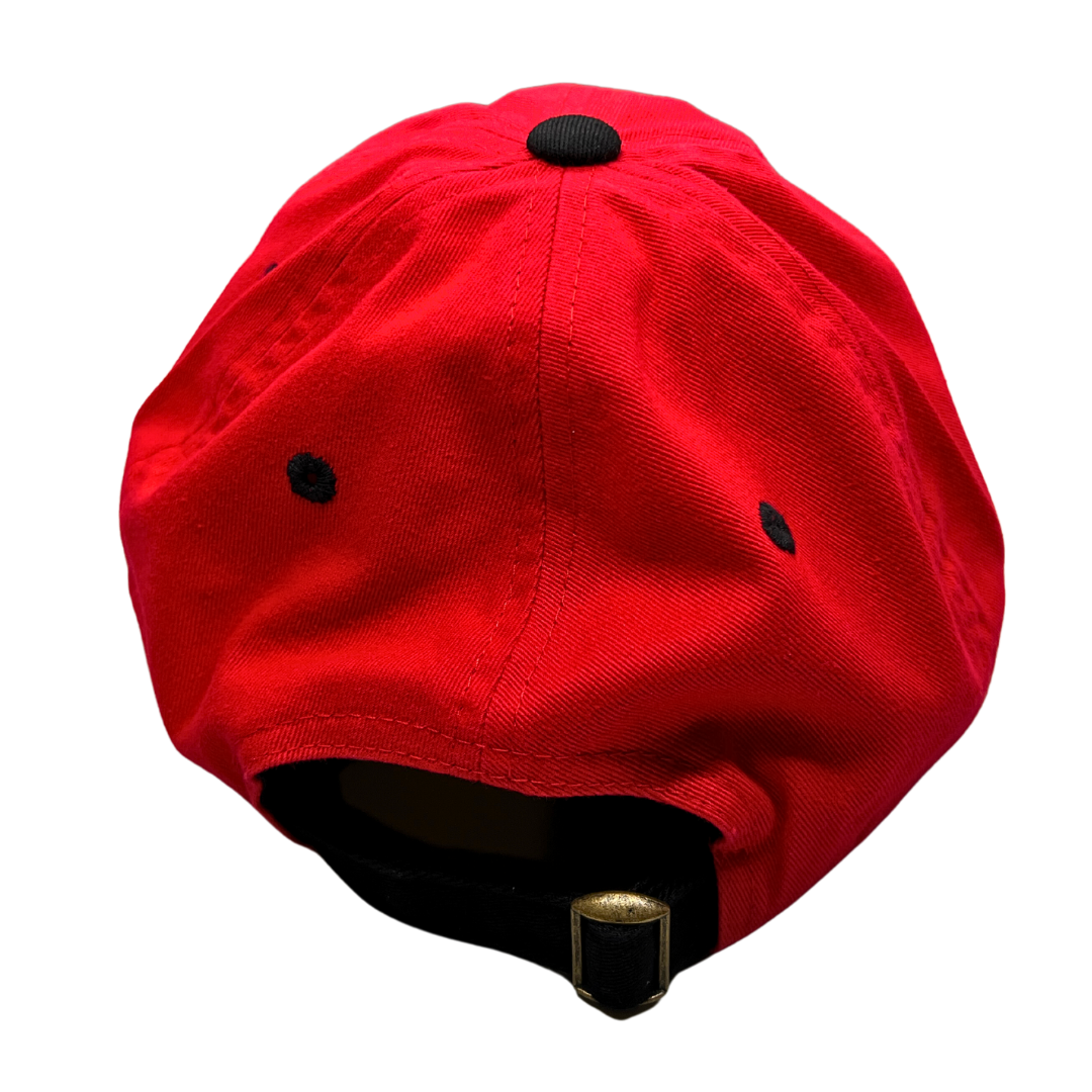 'Protect Sneaker Culture' Dad Hat Red & Black (2-Tone)