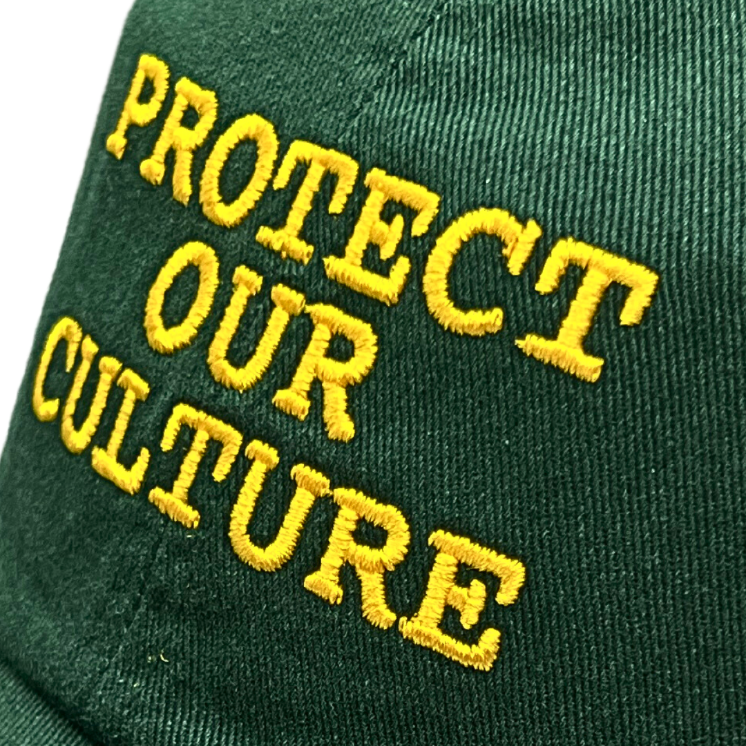 'Protect Our Culture' Dad Hat Green