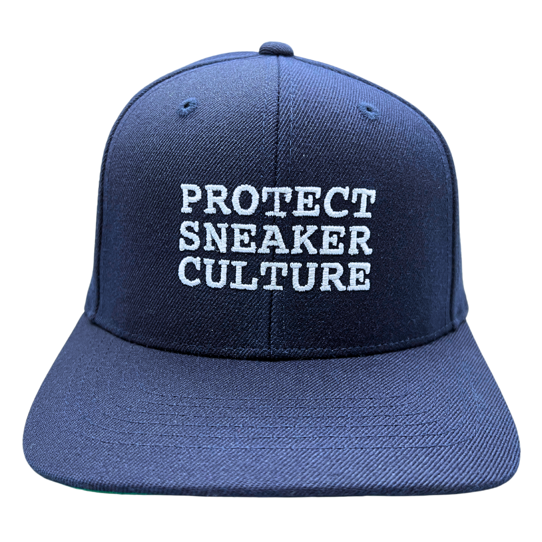 'Protect Sneaker Culture' Snapback Navy