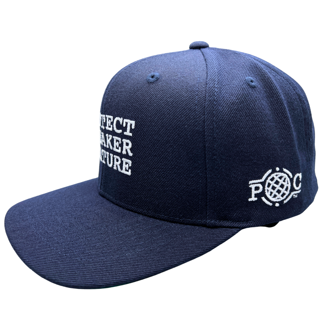 'Protect Sneaker Culture' Snapback Navy