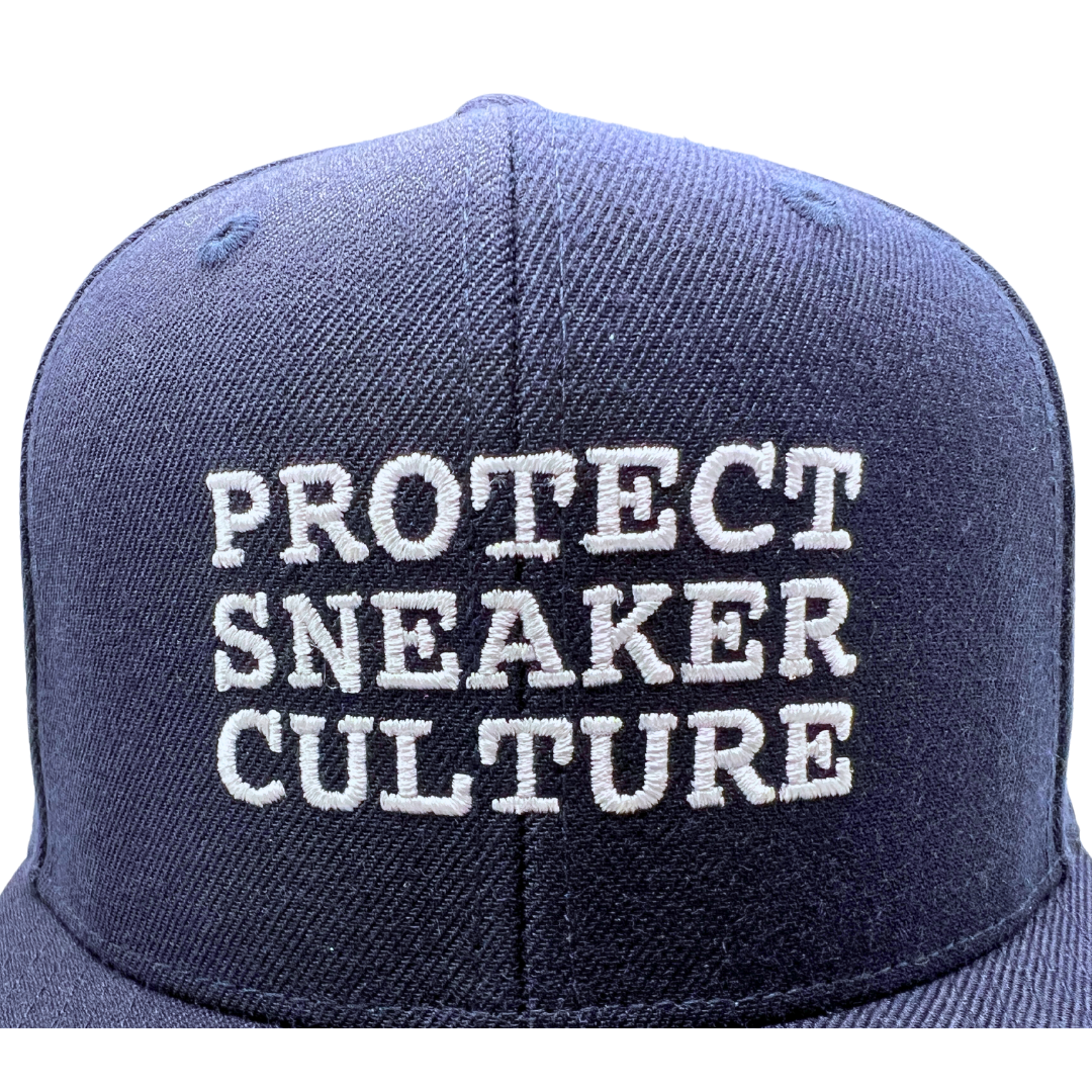 'Protect Sneaker Culture' Snapback Navy