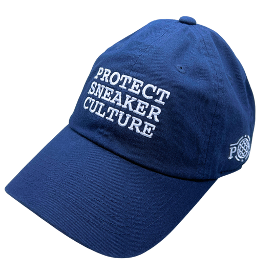 'Protect Sneaker Culture' Dad Hat Navy